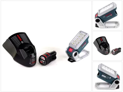 Zdjęcie produktu dla Lampa akumulatorowa Bosch GLI 12V-330 DeciLED + 1 x akumulator 3,0 Ah + ładowarka