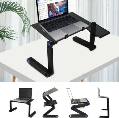 Produktbild von Melario Tragbar Faltbar Laptoptisch Notebooktisch Laptop Notebook Ständer Schreibtisch