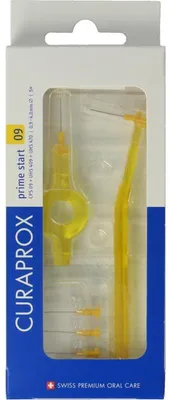 Productafbeelding van Curaprox Prime Start Rager 09 Geel 4 Mm (5 stuks)
