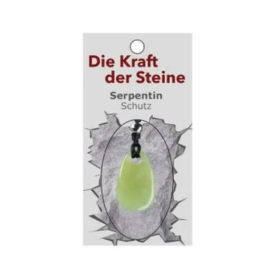 Image de Pendentif en pierre de force : serpentine (protection)