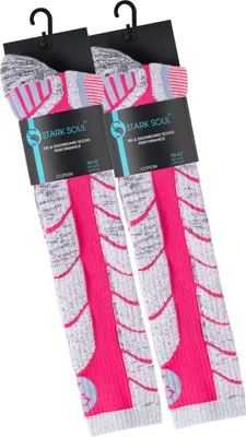 Produktbild von Ski und Snowboard Socken mit Spezialpolsterung, 2 Paar  - 39 - 42 - Pink