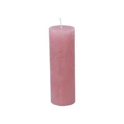 Obrázok produktu pre Sviečka značky Stumpenkerze, priemer 5 cm, výška 15 cm - farba antikrosa - doba horenia cca 35 hodín.