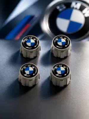 Produktbild von BMW Reifenventilkappen Ventilkappen Satz 4 Teilig UPDATE Größeres Logo