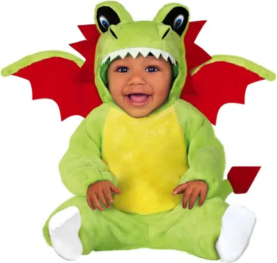 Produktbild von Drachen Kostüm grüner Drache Viktor für Kinder