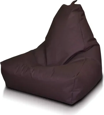 Produktbild von Ecopuf, Keiko Sitzsack, Pouf Sessel Outdoor, Bean Bag, Dunkelbraun Nc15, Mittelgroß