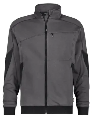 Produktbild von Dassy Sweatshirtjacke VELOX Next 300570 COPESRE80 Gr. XS anthrazit/schwarz