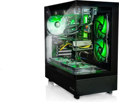 Immagine prodotto di Broonbee PC da gioco Xeon v4 Amazon Thermaltake View Black 64 GB - 1 TB NVMe Nvidia GeForce RTX 5070  3x ventole RGB