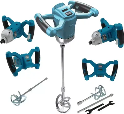 Immagine prodotto di Agitatore Elettrico A Batteria, Ded7054 Dedra Sas+All 18V, Agitatore Da 100 Mm, Controllo Della Velocità, M14