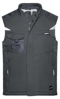 Produktbild von James and Nicholson - Weste langlebig für Herren/Damen Uni LT2535 (4XL) (Schwarz)