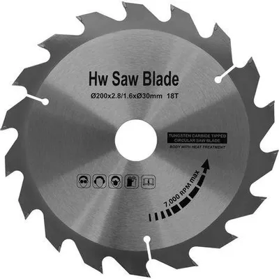 Image de Lame de scie circulaire Widia 200 mm - 18 dents pour bois