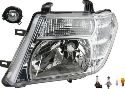 Produktbild von Scheinwerfer passend für Nissan Pathfinder R51 01/10- H4 L + Nebel +Leuchtmittel 260605X10B 26155EA500 26155EA525 Johns