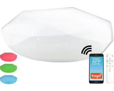 Obrázek produktu pro LED stropní svítidlo Top Light Sparkle 40 SMART RGB 30W 3000lm 3000-6500K bílé s dálkovým ovládáním