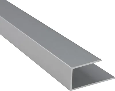 Produktbild von Alu Abschlussprofil Einschubprofil für Laminat Parkett silber matt 270cm