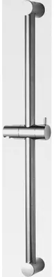 Produktbild von Duschstange 60 cm, Edelstahl Brausestange 60cm mit Duschkopfhalterung, Segmentiert Brausestange Verstellbar Abstand 28 bis 61cm, Chrom