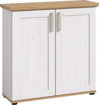 Produktbild von Kommode >Verona< 2 Türen, in Sibiu Lärche Nachbildung - 84x88x37cm (BxHxT)