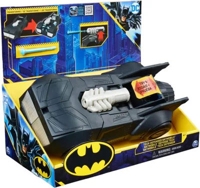 Image de Spin Master BATMAN TRANSFORMING BATMOBILE POUR FIGURES 10 cm