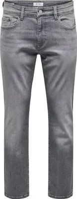 Produktbild von ONLY & SONS Klassische Denim Jeans Stone Washed Pants Hose ONSWEFT Größe: 28W / 30L