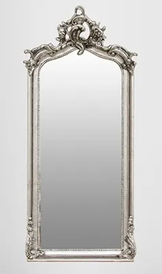 Produktbild von Casa Padrino Barock Spiegel Silber 115 x 48 cm