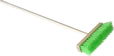 Produktbild von Kinderbesen für den Außenbereich, mit Holzstiel und Sorghum-Borsten, 75 cm