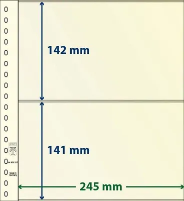 Produktbild von Lindner dT802217P dT-Blanko-Blatt 5er Pack
