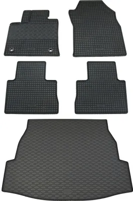Produktbild von Rigum Gummi Fußmatten + Kofferraumwanne im Set für Toyota RAV4
