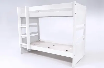 Immagine prodotto di Letto a castello 2 posti 90x190 divisibile in legno duo - bianco