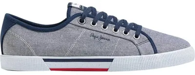 Produktbild von Pepe Jeans Brady Men Chambray Sportschuhe Grau EU 45 Mann Grau EU 45