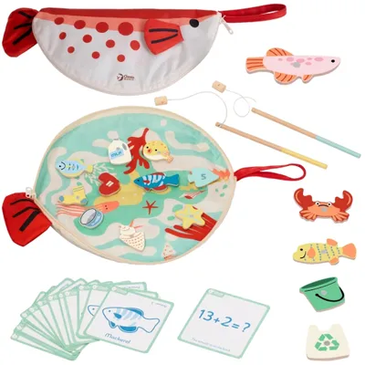 Produktbild von Classic World Holz Angelspiel magnetischLernspielzeug Kinder