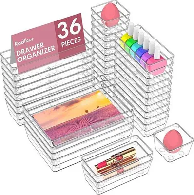 Obrázok produktu pre Organizér na drobnosti, 36-dielny, box do kancelárie, kuchyne a kúpeľne