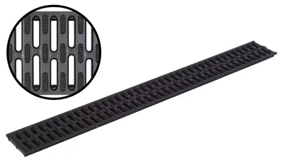 Produktbild von ACO Self® Stegrost Microgrip Kunststoffrost 100cm antirutsch Rinnenrost Rost für Entwässerungsrinne