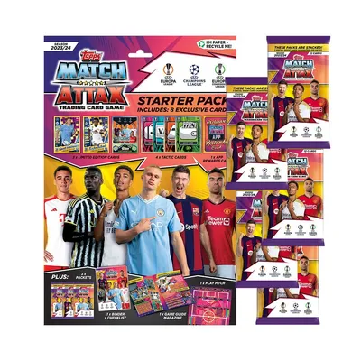 Produktbild von Champions League 2023/24 - Trading Cards - 1 Starter + 5 Booster