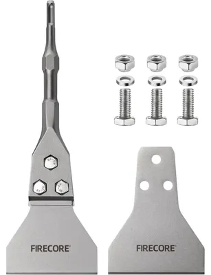 Obrázok produktu pre Sada škrabiek SDS Plus, 300 mm x 100 mm, vrátane náhradných škrabiek