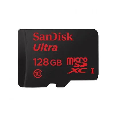 Produktbild von SanDisk SDSQUNC-128G-GN6IA, 128 GB, MicroSDXC, Klasse 10, 80 MB/s, Schwarz