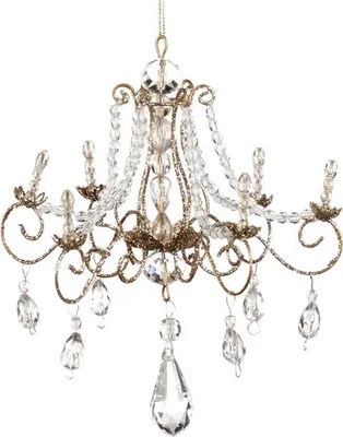 Productafbeelding van Goodwill - Kroonluchter, glas - Goud - 17 cm