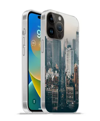 Produktbild von MuchoWow® Handyhülle Schutzhülle Hülle für Apple iPhone 14 Pro - Softcase Skyline von New York Silikon Softcase Handy Hülle - Umschlag