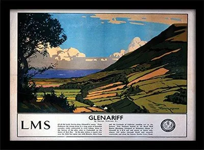 Gerahmter Print Glenariff, 30 x 40 cm, mehrfarbig