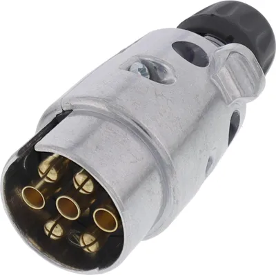 Produktbild von 7-poliger Anhänger-Stecker Metall 12V
