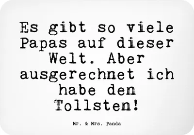 Produktbild von Mr. & Mrs. Panda Kühlschrankmagnet Es gibt so viele... - Weiß - Geschenk, haftmagnet, küchenmagnet, Spruch Sprüche Weisheiten Zitate Lustig Weisheit Worte, zettelhalter