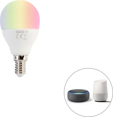 Immagine prodotto di Calex Intelligent E14 RGBW Lampada LED P45 opaca 4,9W 470 lm 2200-4000K