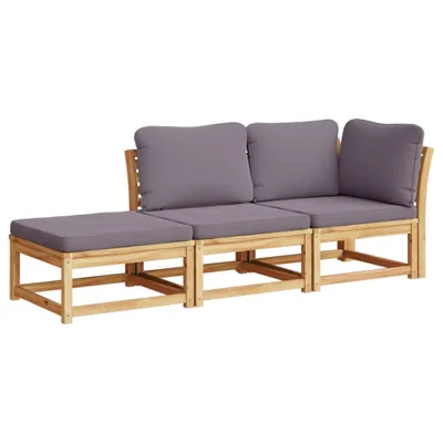 Produktbild von VidaXL 3214327, Dunkles Grau, Akazienholz, 110 kg, Erwachsene & Kinder, 630 mm, 630 mm