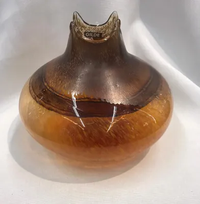 Produktbild von Gilde Glas Bauchvase Arancia