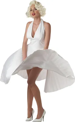 Produktbild von Marylin-Damenkostüm De Luxe Filmstar weiß - XL (44/46)
