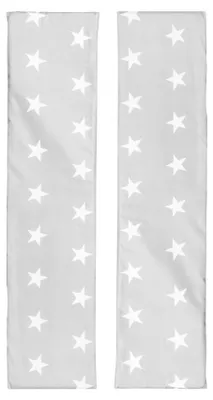 Image de Coussin de siège Roba pour bancs de fête pour enfants - 108 x 20 cm - Lot de 2 coussins de siège avec motif "Petites Étoiles" - Rembourrages compatibles avec les meubles de fête Roba