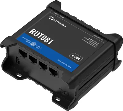 Produktbild von TELTONIKA RUT981 CAT4 LTE Router Dual SIM und eSIM