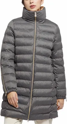 Produktbild von GEOX W ILDE PARKA FLANPRINTED Grau