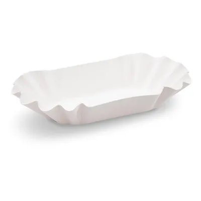 Produktbild von 250x BIONATURE Pappschalen aus Frischfaser oval 6 x 9 x 3 cm fettdicht