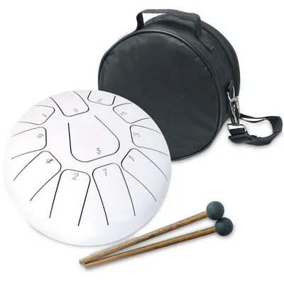 Obrázok produktu pre keepdrum Zungentrommel TD8WH-F, jazyková doska, 11 tónov, biela, tónina (F)