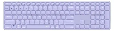 Produktbild von Rapoo E9800M, Volle Größe (100%), Kabellos, Bluetooth, QWERTY, Violett