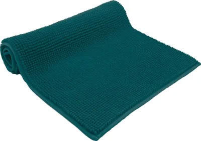 Produktbild von heimtexland ® Badvorleger Chenille Super Flauschig Saugstark Badteppich Badematte  Typ771 Smaragd 60 x 90 cm