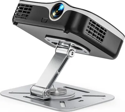 Produktbild von Desktop-Projektorhalterung, 360° drehbare Projektor-Wandhalterung, Projektor-Deckenhalterung mit 1/4 Gewinde, kompatibel mit den meisten Projektoren, Projektorhalterung für Heimkino, Spielzimmer, Büro